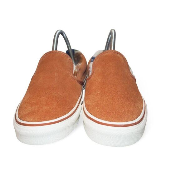 Vans Classic Slip-on Sherpa Skate Shoes "Orange Suede" Women's 7 - Picture 3 of 11